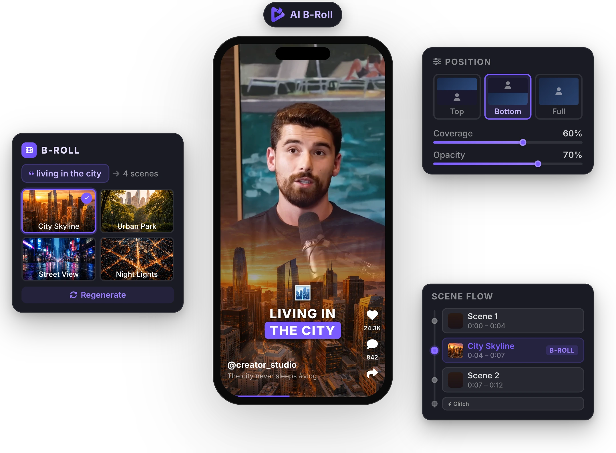 StoryCut Editor - Podcast to viral clip workflow