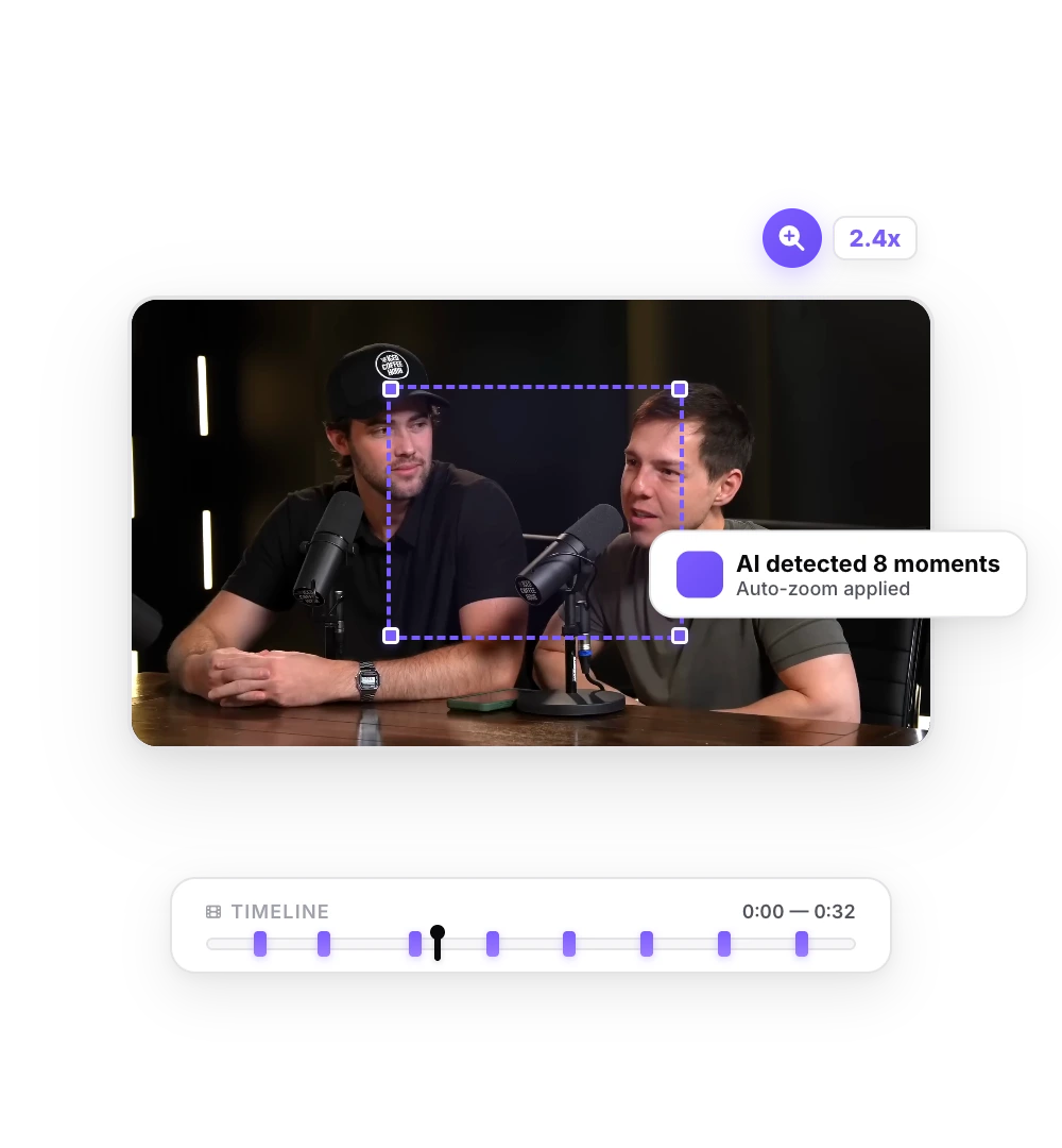 Auto Zoom on Key Moments