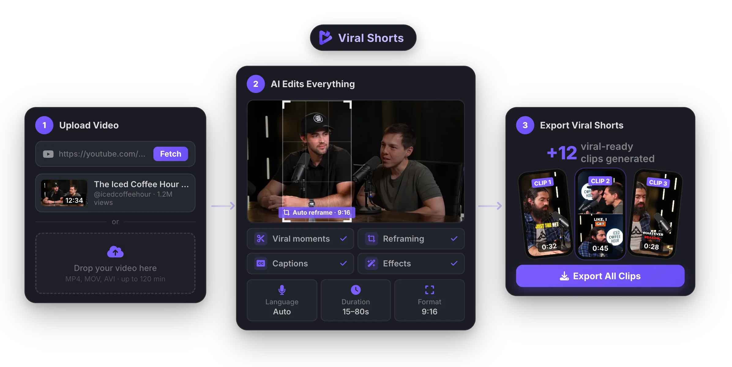 StoryCut AI clip generator — extract viral moments from long videos automatically